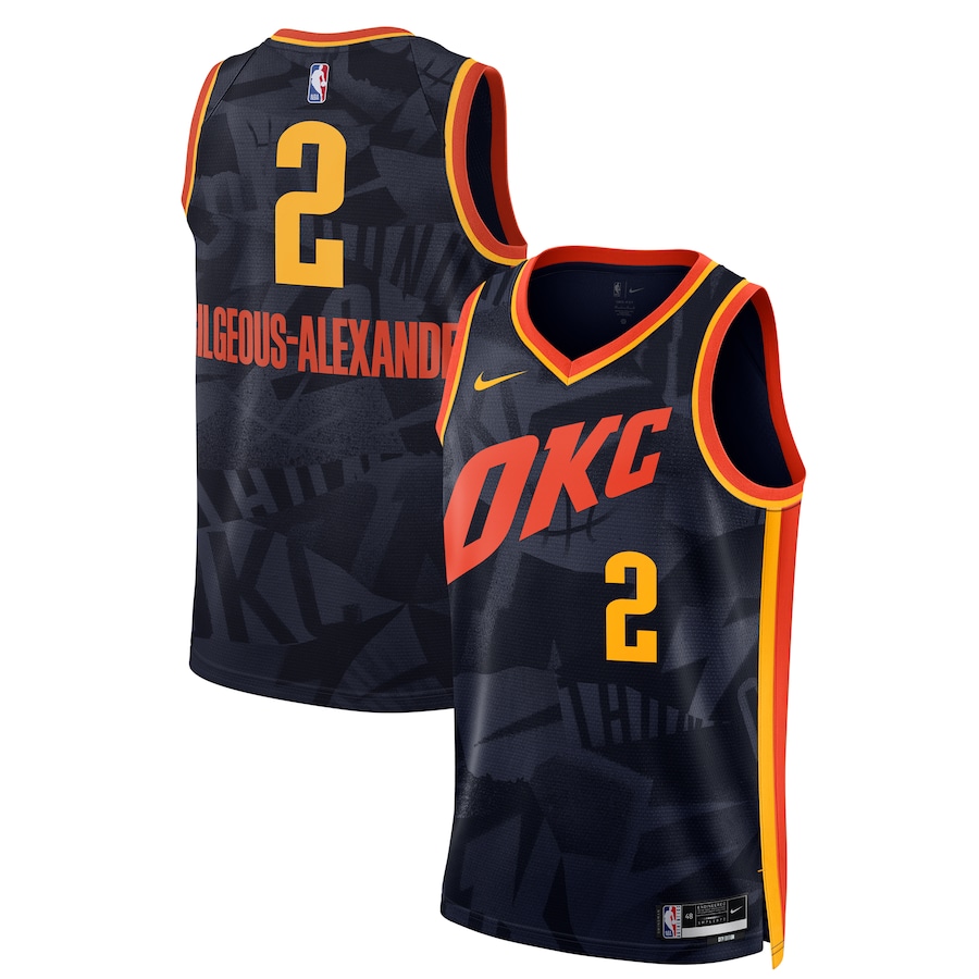 NBA雷霆隊  2023/2024城市版黑金色 2/3/7/5/00 限時團購中!售完為止！更多款式聯絡客服查詢！！
