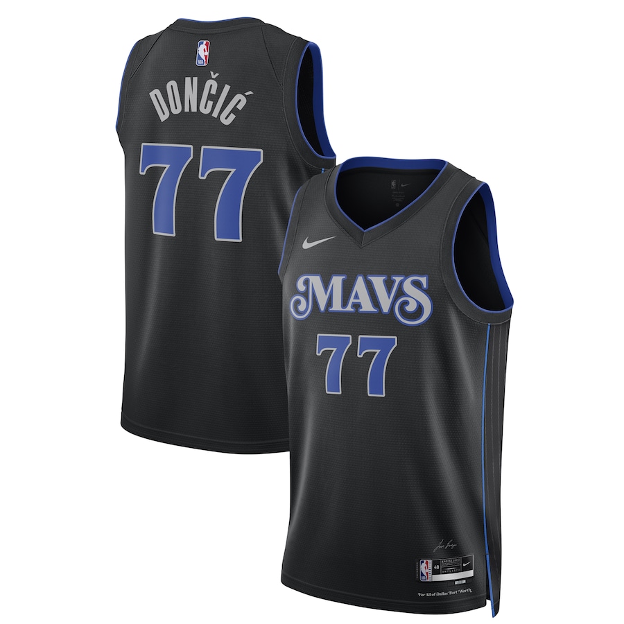 NBA球衣 Luka Doncic 獨行俠77號 城市黑 City Nike 球迷版 熱轉印 全新！更多款式聯絡客服查詢！！
