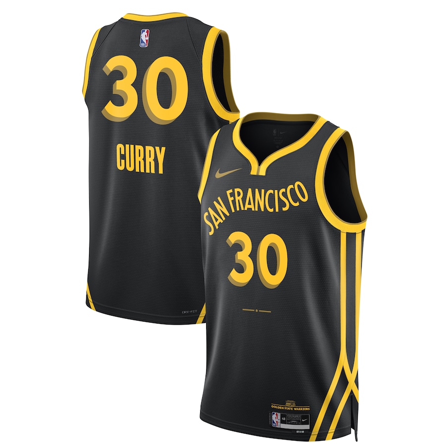 NBA勇士隊  2023/2024城市版黑色 30/11/23/22/3/00 限時團購中!售完為止！更多款式聯絡客服查詢！！