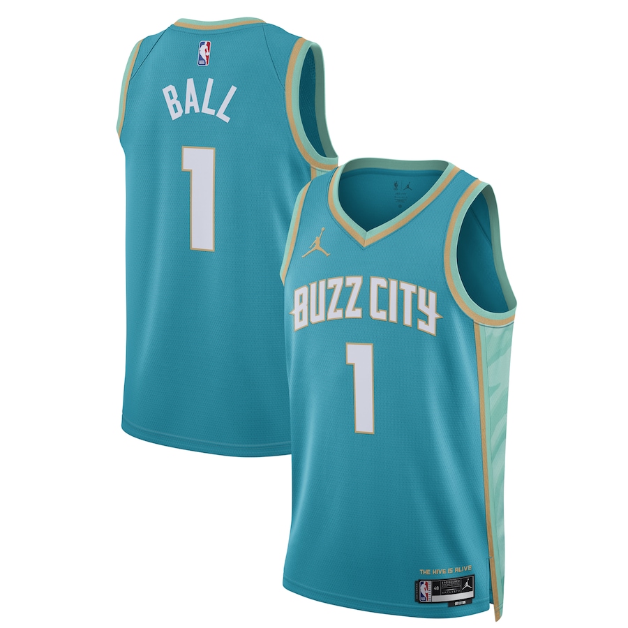 NBA黃蜂隊 2023/2024城市版湖綠色 1/24/3/00 限時團購中!售完為止！更多款式聯絡客服查詢！！