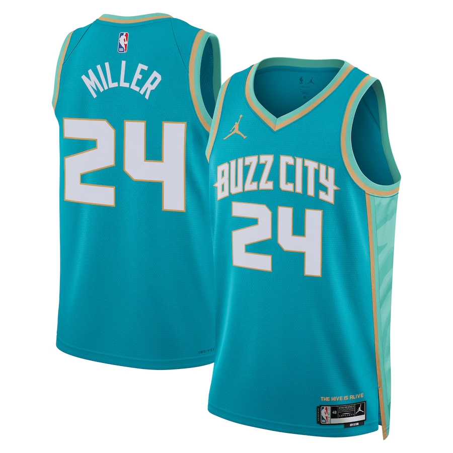夏洛特黄蜂队 Jordan Brand 城市版 Swingman 球衣 23 - 青色 - Brandon Miller - 男女通用.jpg