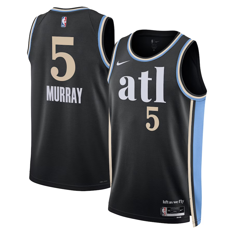 NBA老鷹隊 2023/2024城市版黑色 11/5/13/00 限時團購中!售完為止！更多款式聯絡客服查詢！！
