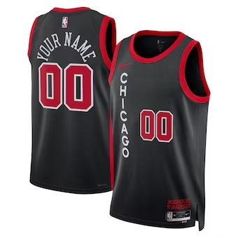 NBA公牛隊 2023/2024城市版黑色 11/8/2/00 限時團購中!售完為止！更多款式聯絡客服查詢！！