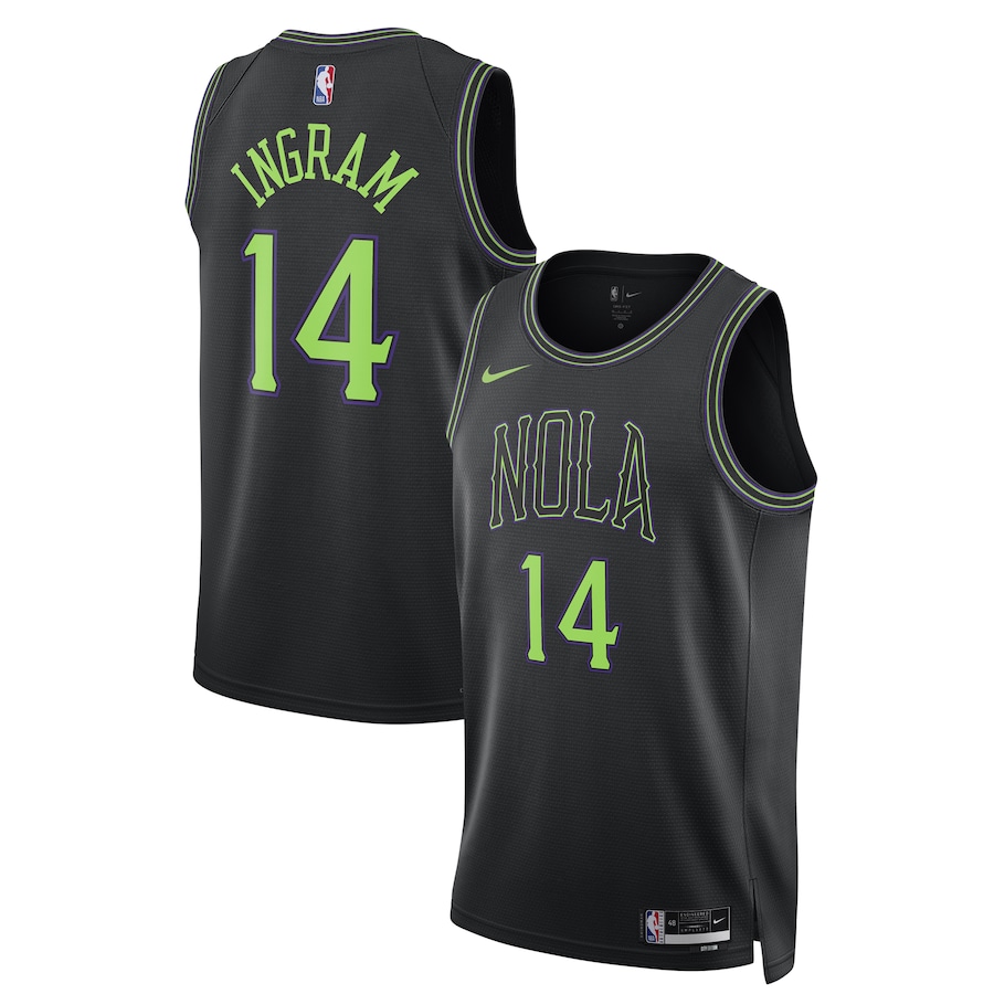 NBA球衣 Brondon Ingram 鵜鶘14號城市黑 球迷版 熱轉印 全新！更多款式聯絡客服查詢！！