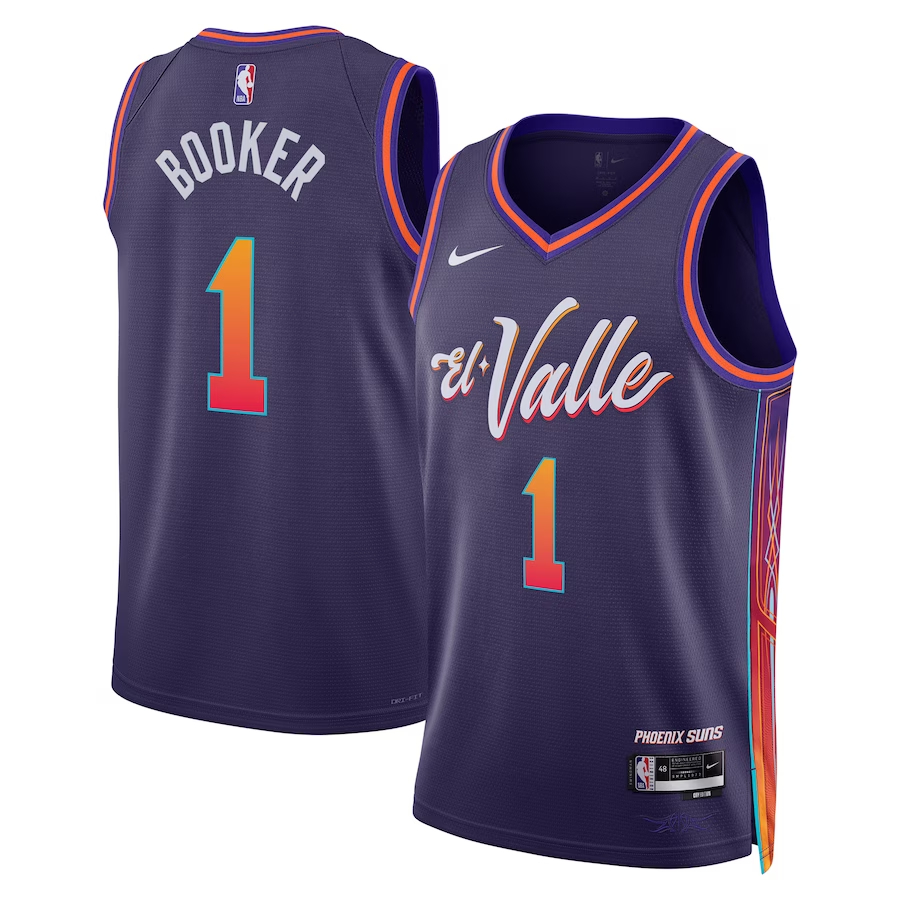 NBA太陽隊  2023/2024城市版紫色 35/1/3/18/00 限時團購中!售完為止！更多款式聯絡客服查詢！！