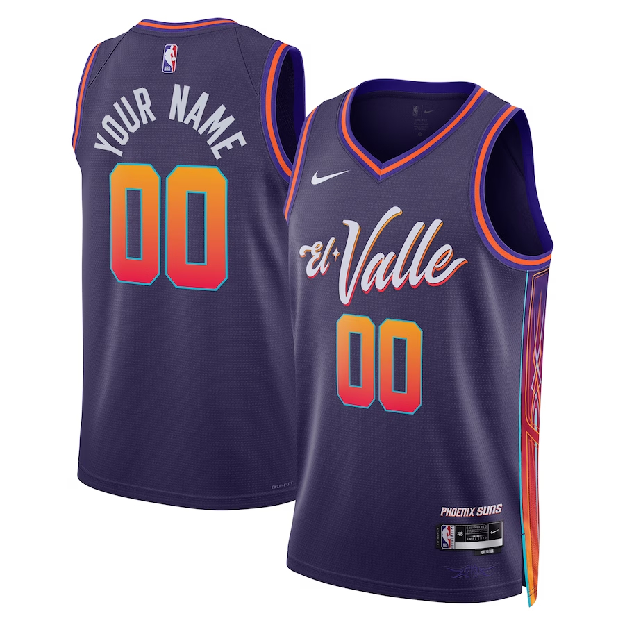 NBA太陽隊  2023/2024城市版紫色 35/1/3/18/00 限時團購中!售完為止！更多款式聯絡客服查詢！！