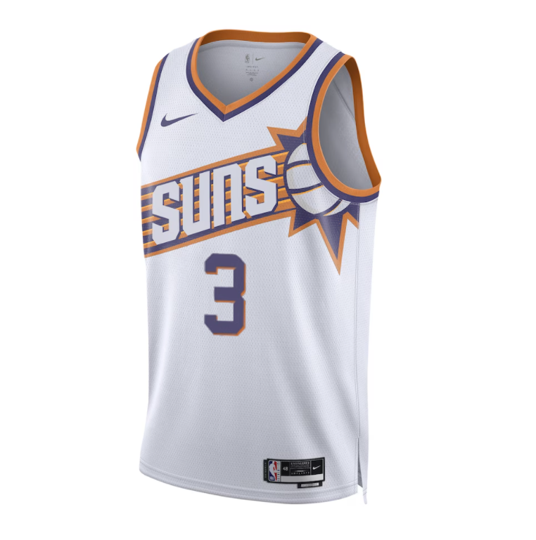 NBA太陽隊  2024主場白色 35/1/3/18/00 限時團購中!售完為止！更多款式聯絡客服查詢！！