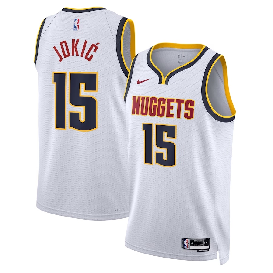 NBA金塊隊  2023主場白色 15/27/50/1/00 限時團購中!售完為止！更多款式聯絡客服查詢！！