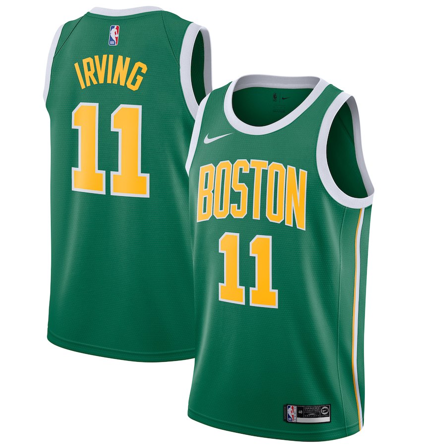 NBA塞爾蒂克隊 11號 Irving 0號Tatum7號 Brown 綠色白色綠金色白金色黑色球衣限時團購中!售完為止！更多款式聯絡客服查詢！！