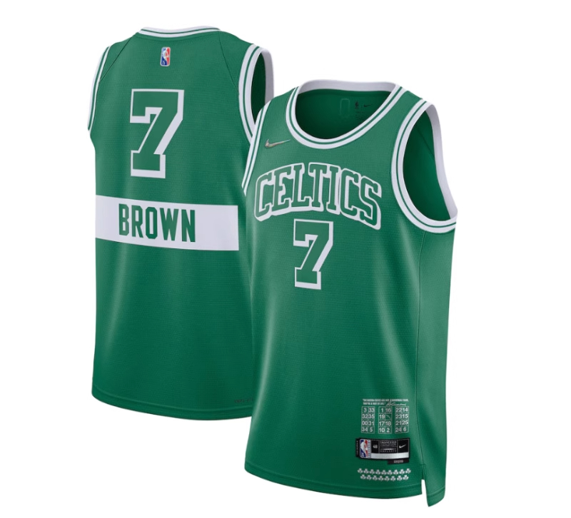 NBA塞爾蒂克隊 11號 Irving 0號Tatum7號 Brown 綠色白色綠金色白金色黑色球衣限時團購中!售完為止！更多款式聯絡客服查詢！！