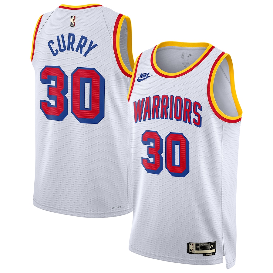NBA勇士隊 CURRY 30號 2025 HWC復古白色 限時團購中!售完為止！更多款式聯絡客服查詢！！