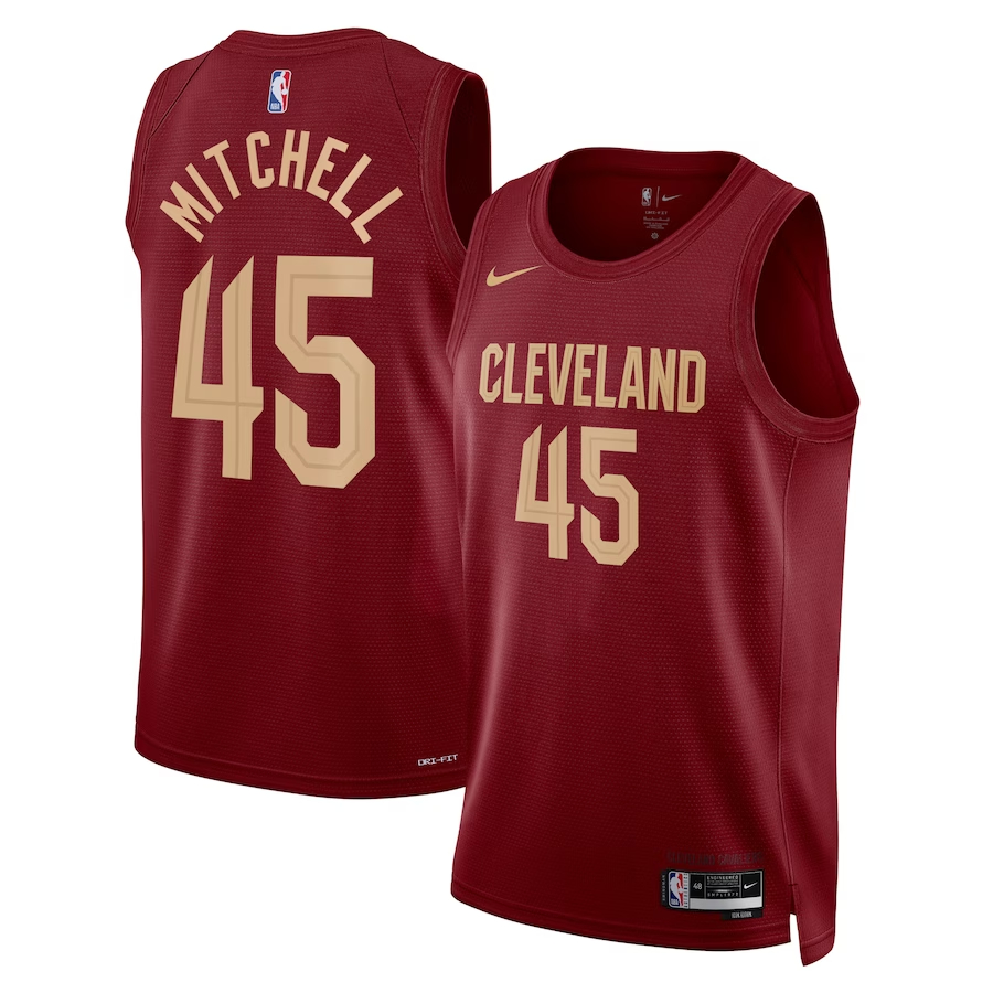 NBA球衣 騎士酒紅 Icon Nike 45號 球迷版 熱轉印 全新 更多款式聯絡客服查詢！！