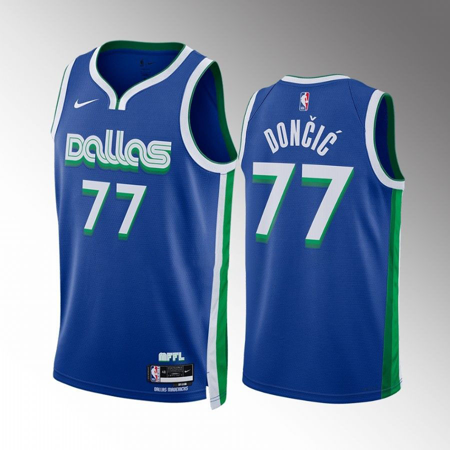 NBA球衣 Luka Doncic 獨行俠77號 23城市藍 City Nike 球迷版 熱轉印 全新！更多款式聯絡客服查詢！！