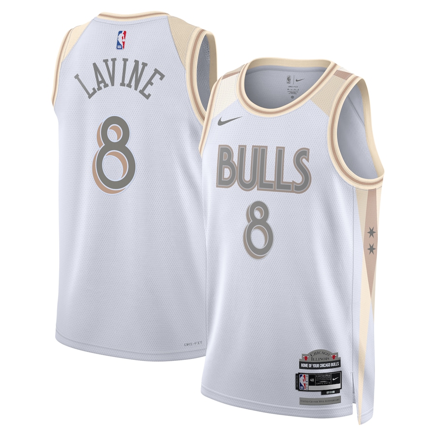 NBA球衣 Zach LaVine 公牛 8號 2025城市白色 球迷版 熱轉印 全新！更多款式聯絡客服查詢！！