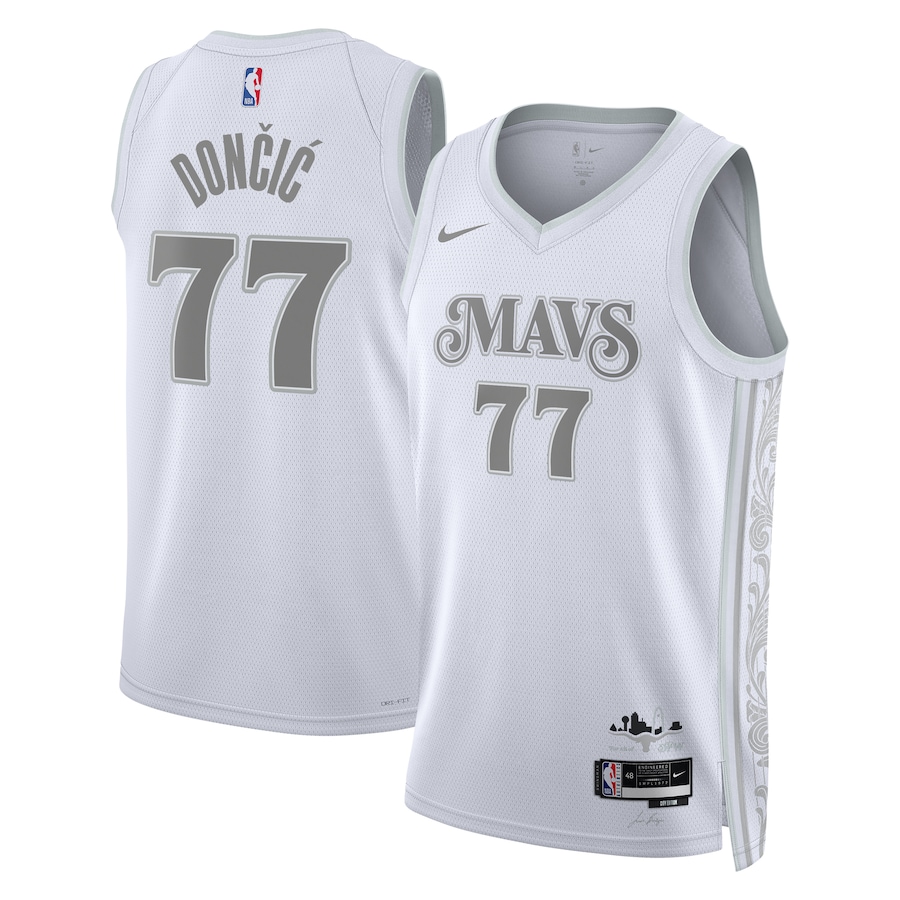 NBA球衣 Luka Dončić  獨行俠 77號 2025城市白色 球迷版 熱轉印 全新！更多款式聯絡客服查詢！！