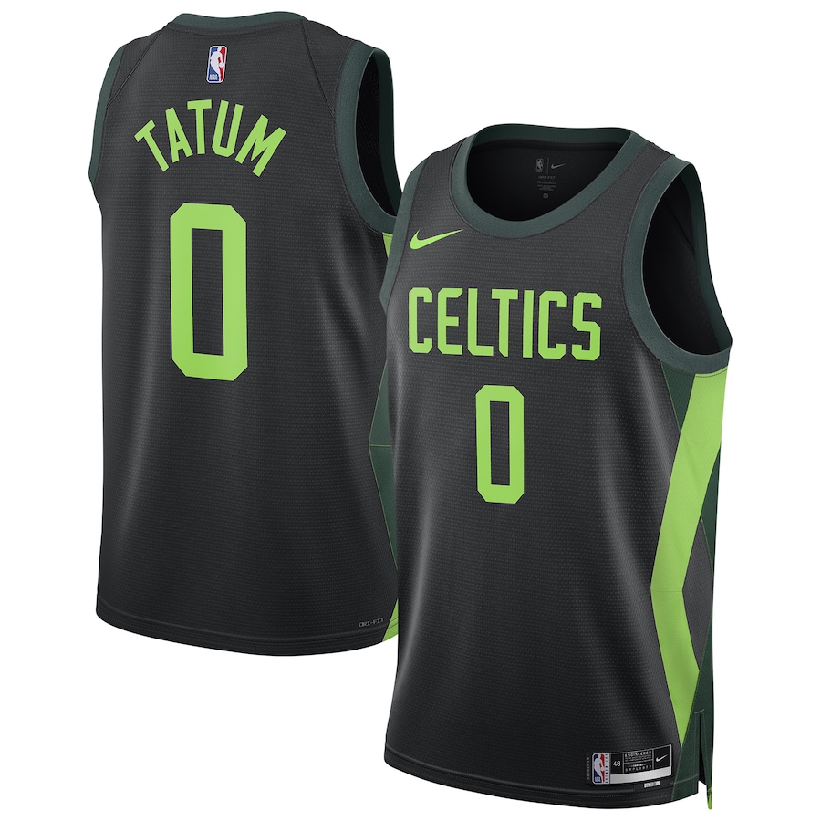 NBA球衣  Jayson Tatum 塞爾蒂克 0號 2025城市黑色 球迷版 熱轉印 全新！更多款式聯絡客服查詢！！