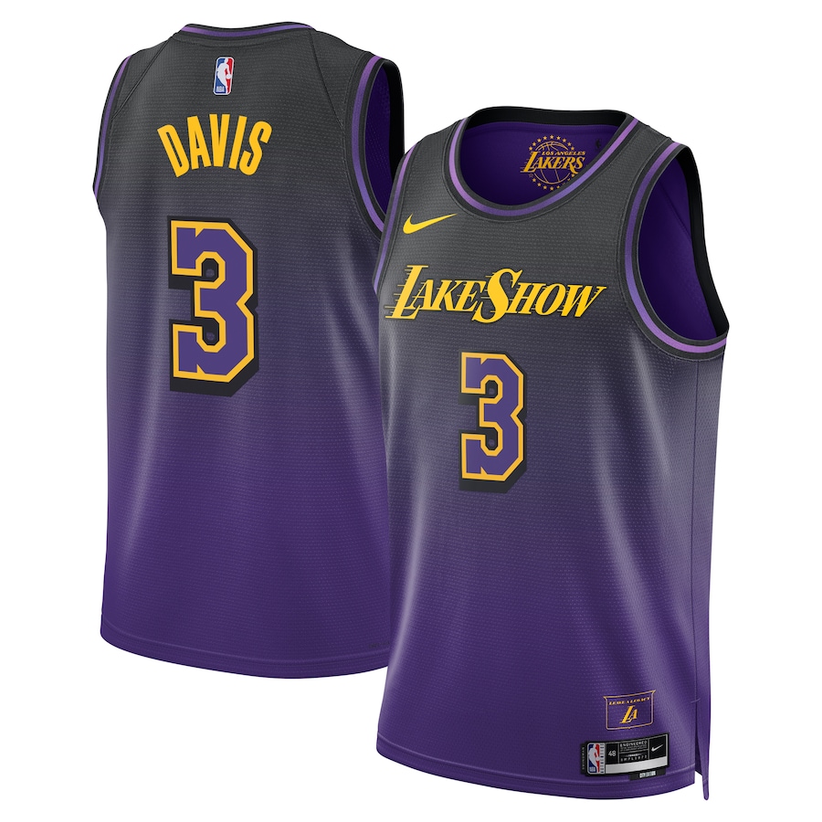 NBA球衣 Anthony Davis 湖人 3號 2025城市漸變紫色 球迷版 熱轉印 全新！更多款式聯絡客服查詢！！